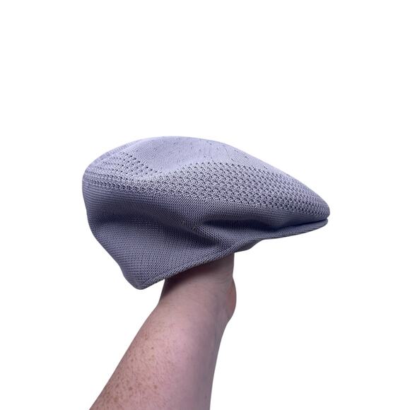 Kangol Cap Tropic 504 Ventair 0290BC Silver Gray Vented Knit Hat Mens Large - Picture 5 of 16